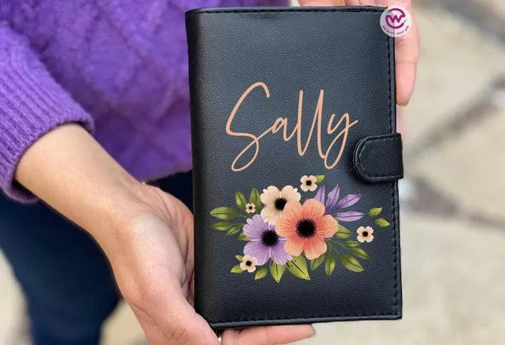 leather wallet for women -Names-C - WE PRINT