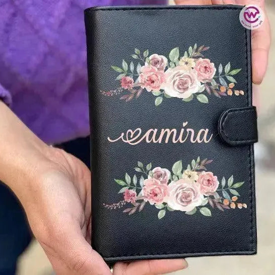 leather wallet for women -Names-C - WE PRINT