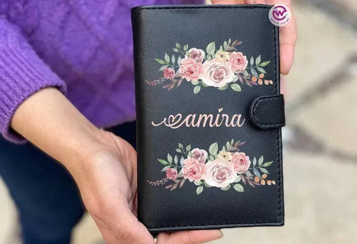 leather wallet for women -Names-C - WE PRINT