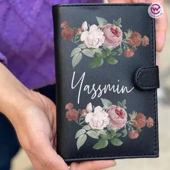 leather wallet for women -Names-C - WE PRINT