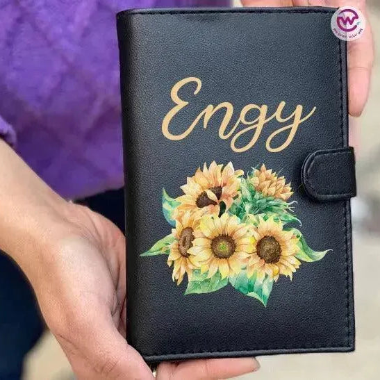 leather wallet for women -Names-C - WE PRINT