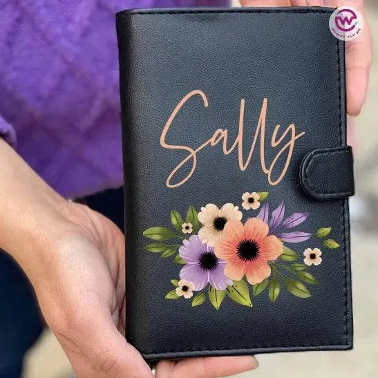 leather wallet for women -Names-C - WE PRINT