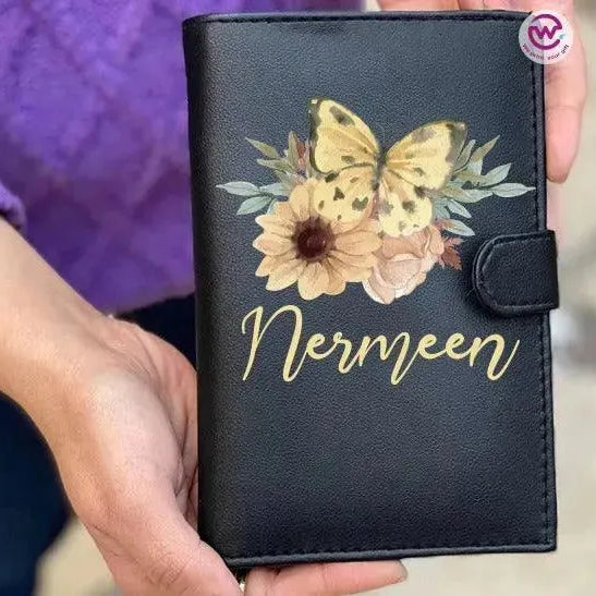 leather wallet for women -Names-C - WE PRINT