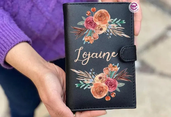 leather wallet for women -Names-C - WE PRINT