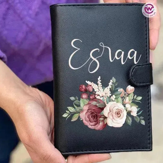 leather wallet for women -Names-C - WE PRINT