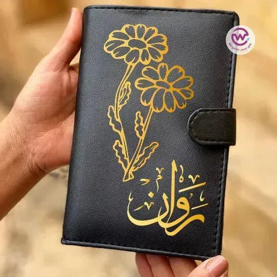 leather wallet for women -Names-D - WE PRINT