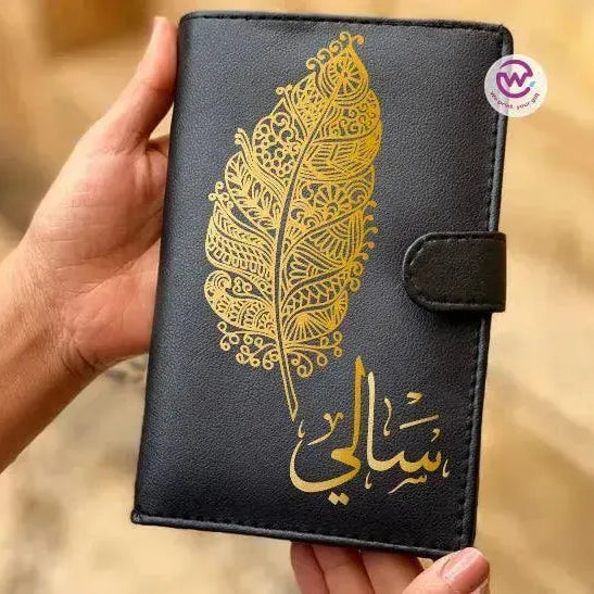 leather wallet for women -Names-D - WE PRINT