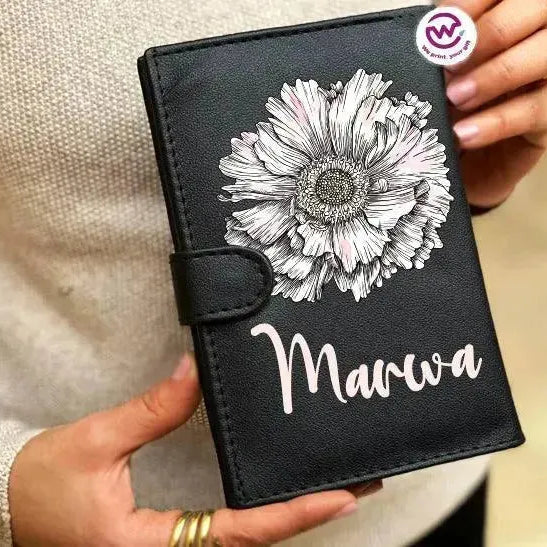 leather wallet for women -Names-E - WE PRINT