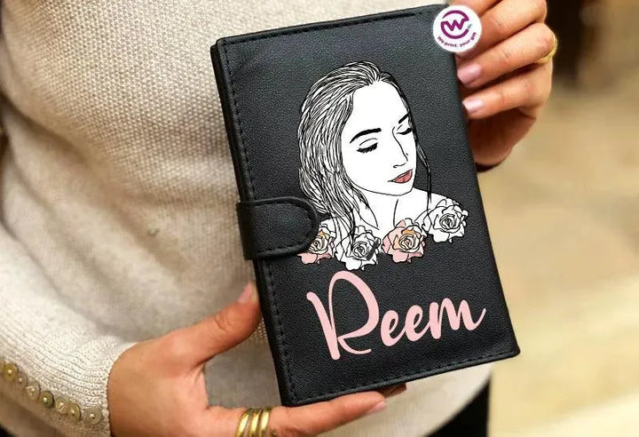 leather wallet for women -Names-E - WE PRINT