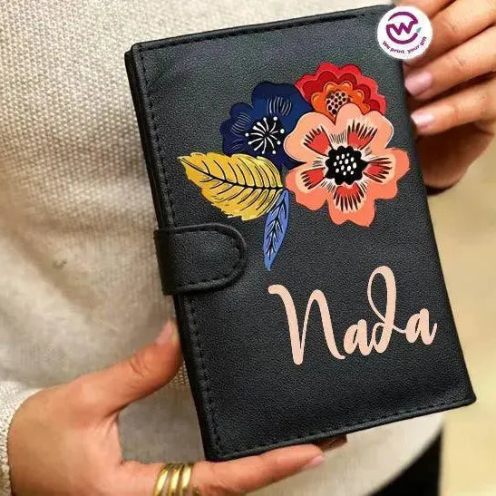 leather wallet for women -Names-E - WE PRINT