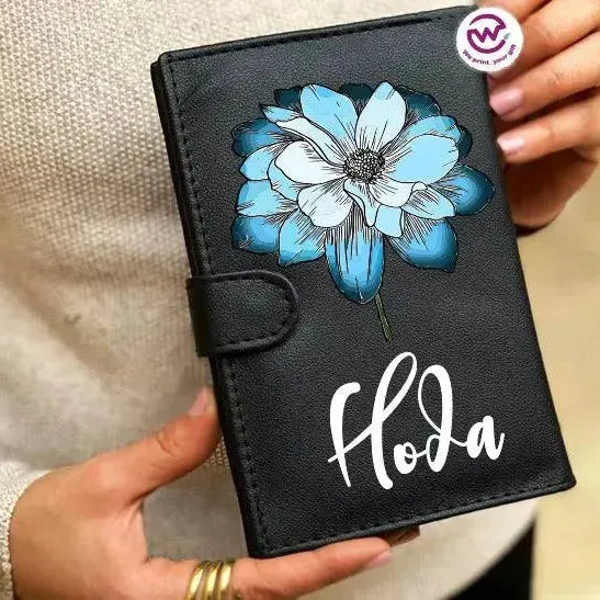 leather wallet for women -Names-E - WE PRINT