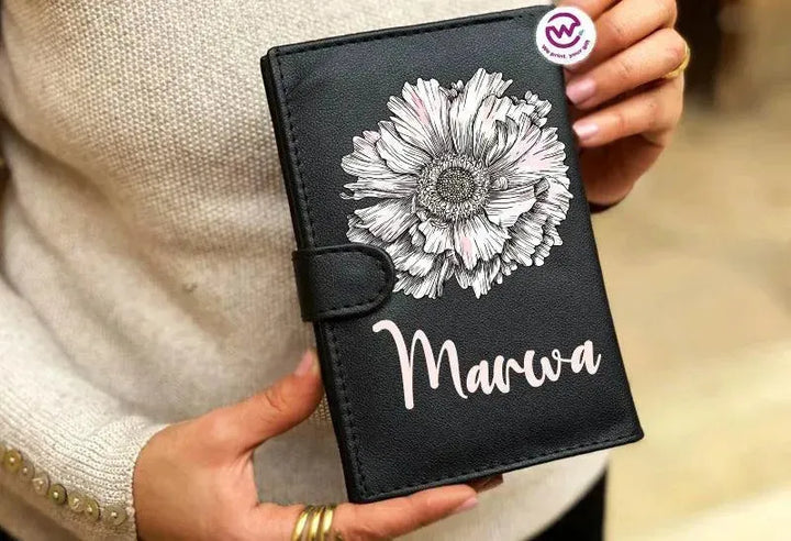 leather wallet for women -Names-E - WE PRINT