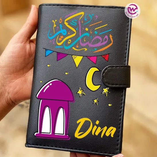 Leather Wallet for Women- Ramadan - WE PRINT