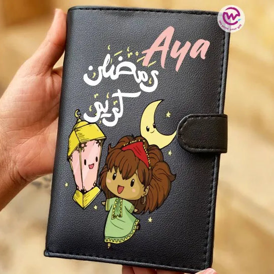 Leather Wallet for Women- Ramadan - WE PRINT