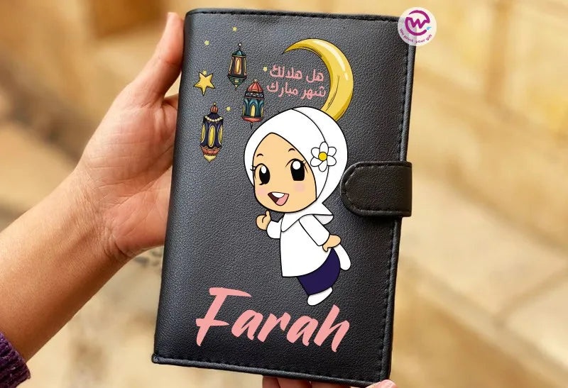 Leather Wallet for Women- Ramadan - WE PRINT