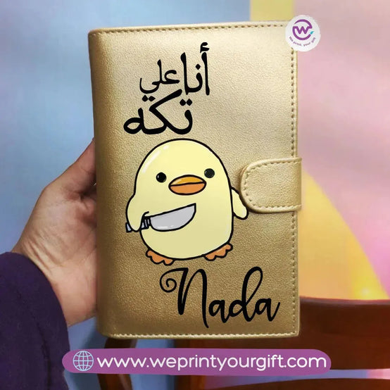 Leather Wallet For Women-Sarcasm memes - WE PRINT