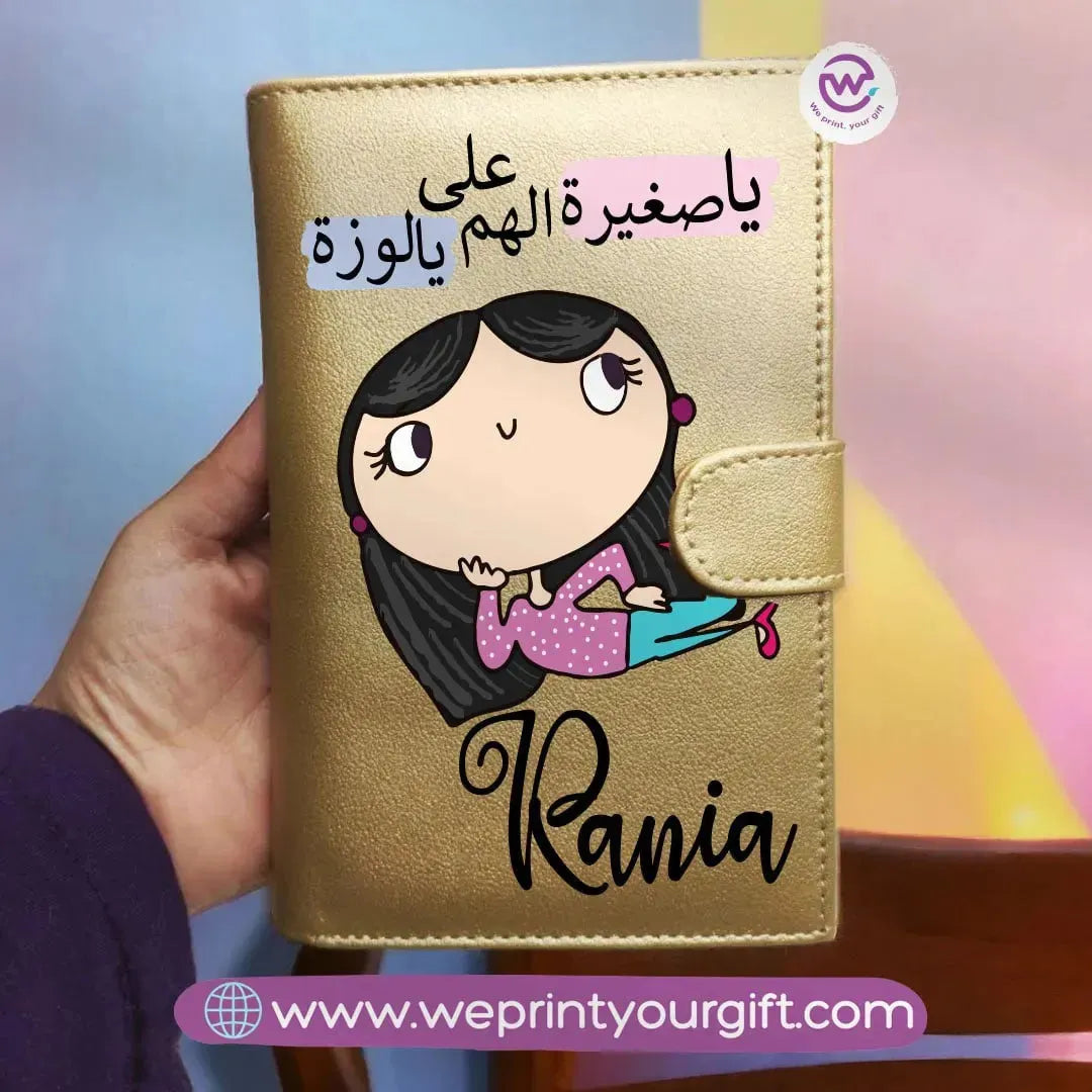 Leather Wallet For Women-Sarcasm memes - WE PRINT