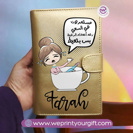 Leather Wallet For Women-Sarcasm memes - WE PRINT