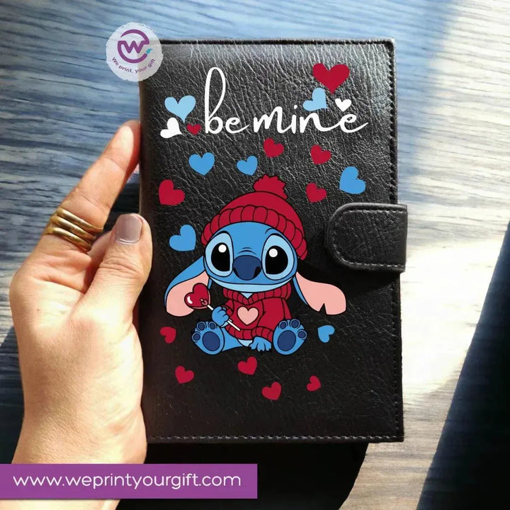 Leather wallet for women - Stitch (Lilo & Stitch) - WE PRINT