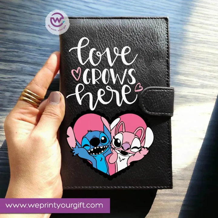 Leather wallet for women - Stitch (Lilo & Stitch) - WE PRINT