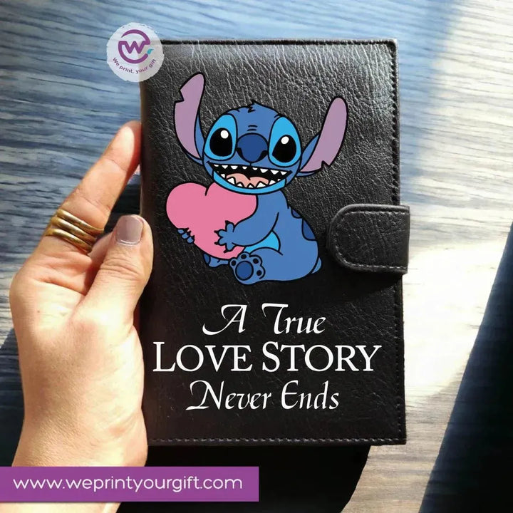 Leather wallet for women - Stitch (Lilo & Stitch) - WE PRINT