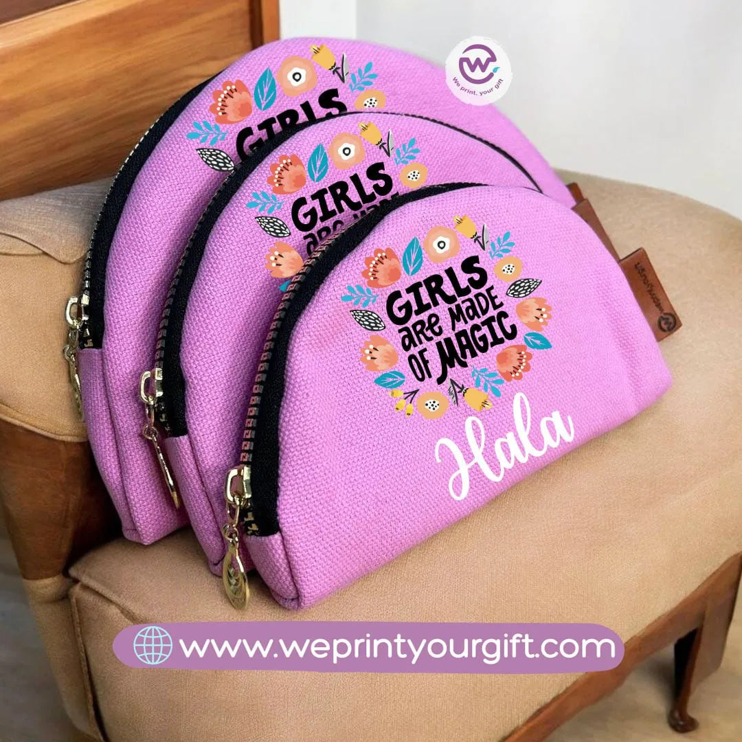 Make-up Cases Set- English quotes - WE PRINT