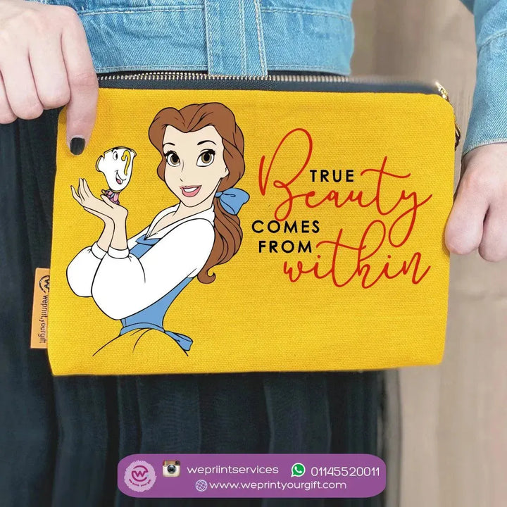 Makeup & Pencil Case-- Beauty and the Beast - WE PRINT