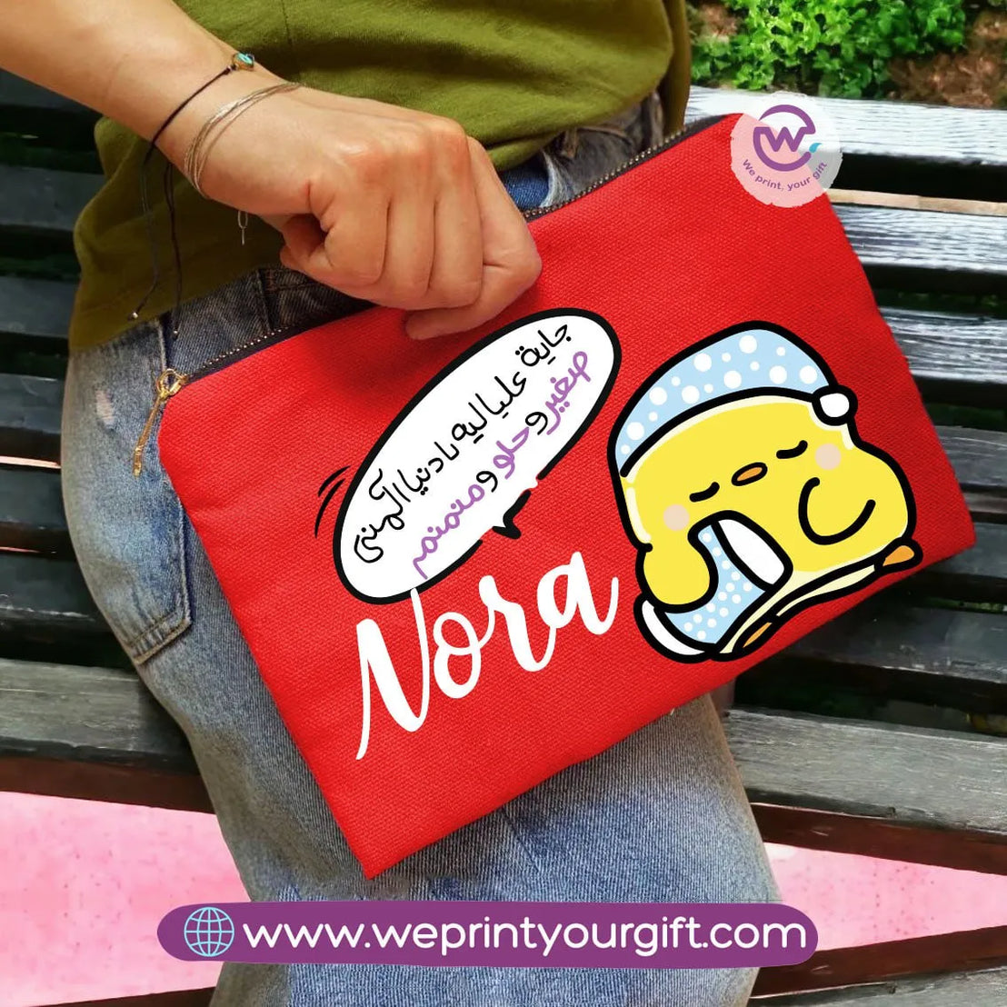 Makeup & Pencil Case- Chick comic - WE PRINT