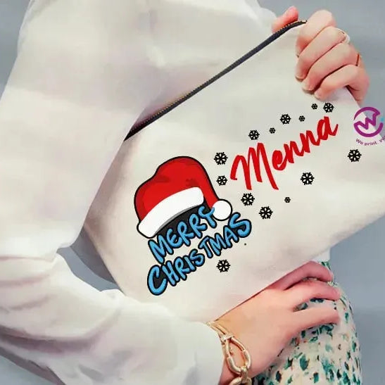 Makeup & Pencil Case- Christmas - WE PRINT
