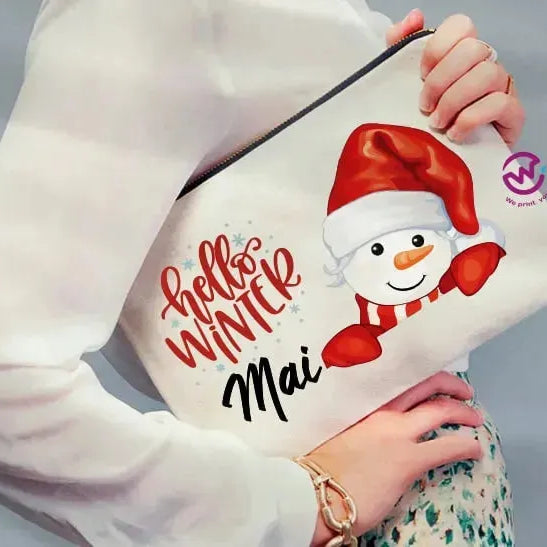 Makeup & Pencil Case- Christmas - WE PRINT