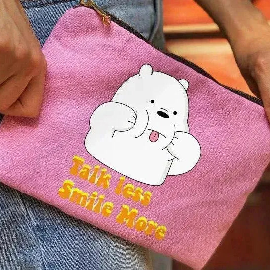 Makeup & Pencil Case-Cottons Duck - We Bear Bears - WE PRINT