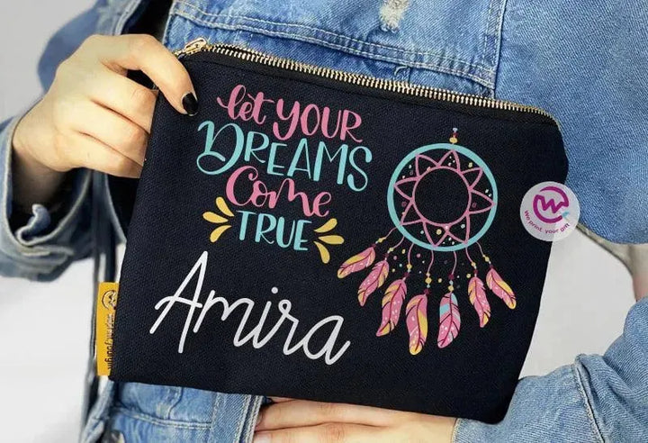 Makeup & Pencil Case- Dream Catcher - WE PRINT