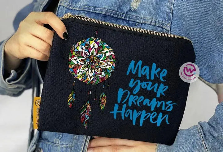 Makeup & Pencil Case- Dream Catcher - WE PRINT