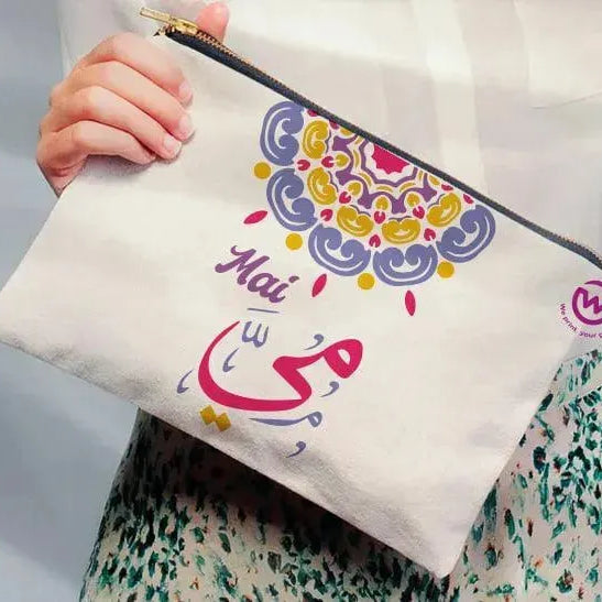 Makeup & Pencil Case-Mandala - WE PRINT