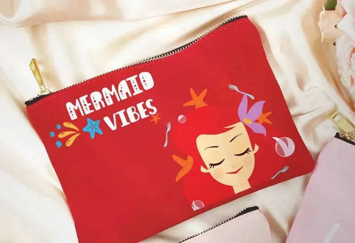 Makeup & Pencil Case- Mermaid - WE PRINT