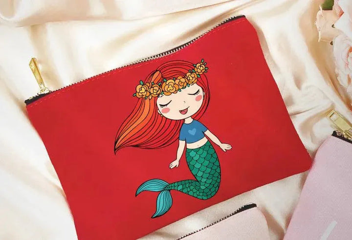 Makeup & Pencil Case- Mermaid - WE PRINT