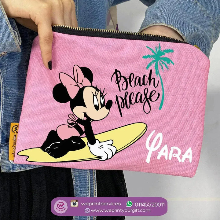 Makeup & Pencil Case-Minnie Mouse -Summer - WE PRINT