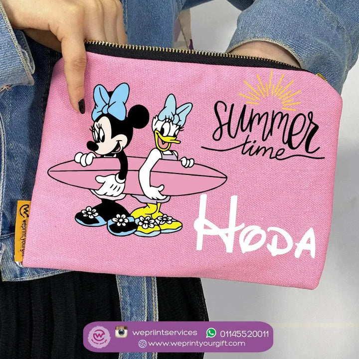 Makeup & Pencil Case-Minnie Mouse -Summer - WE PRINT