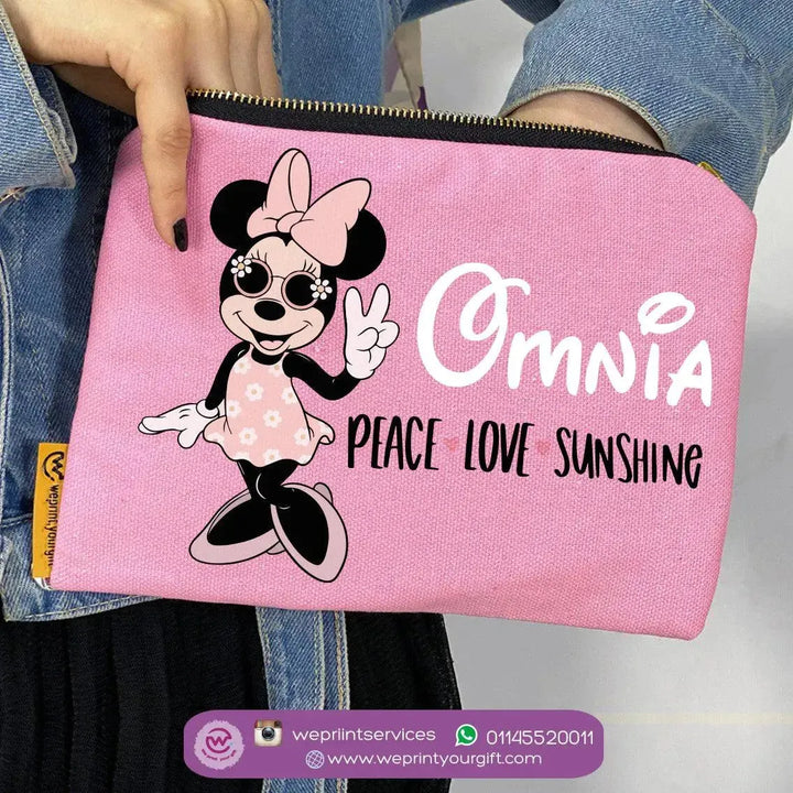 Makeup & Pencil Case-Minnie Mouse -Summer - WE PRINT