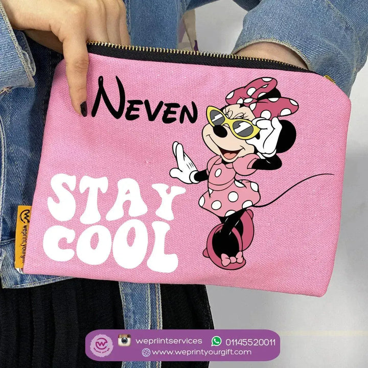 Makeup & Pencil Case-Minnie Mouse -Summer - WE PRINT