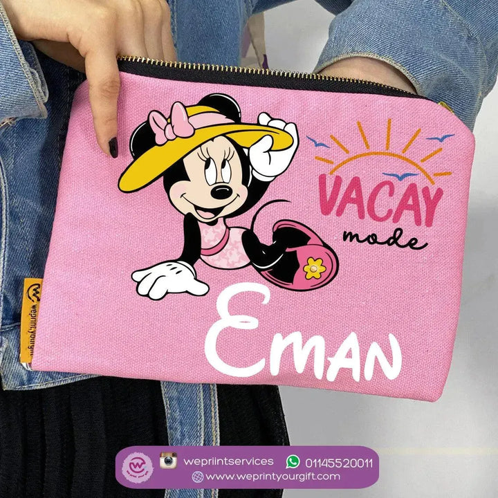 Makeup & Pencil Case-Minnie Mouse -Summer - WE PRINT