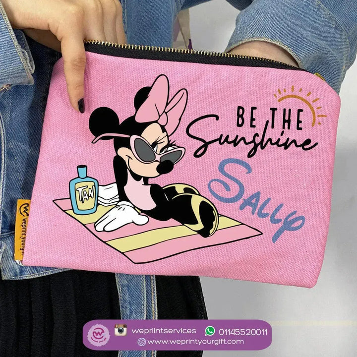 Makeup & Pencil Case-Minnie Mouse -Summer - WE PRINT