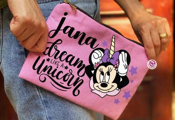 Makeup & Pencil Case- Minnie Mouse - WE PRINT