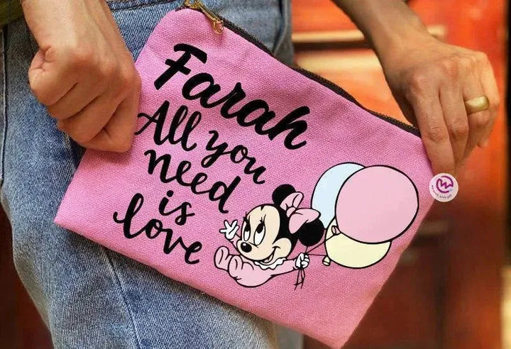 Makeup & Pencil Case- Minnie Mouse - WE PRINT