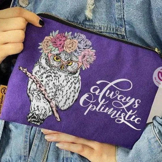 Makeup & Pencil Case - Owl-A - WE PRINT