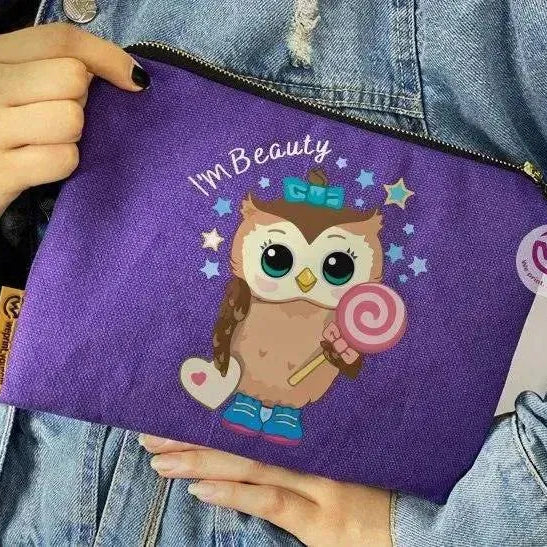 Makeup & Pencil Case - Owl-A - WE PRINT