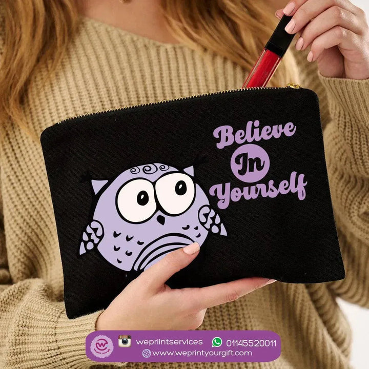 Makeup & Pencil Case- Owl-B - WE PRINT