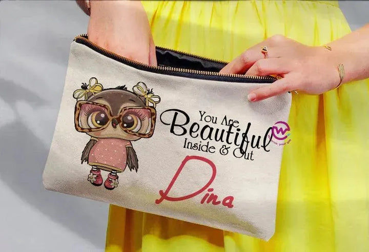 Makeup & Pencil Case-Owl-C - WE PRINT