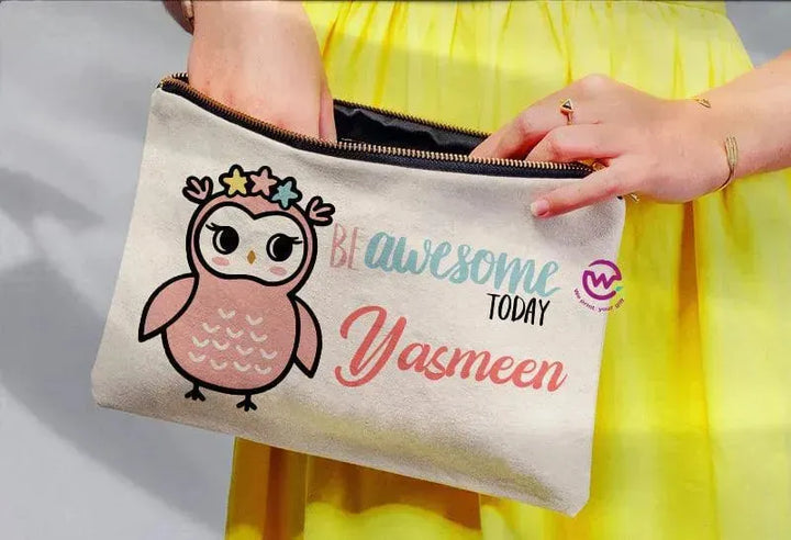 Makeup & Pencil Case-Owl-C - WE PRINT