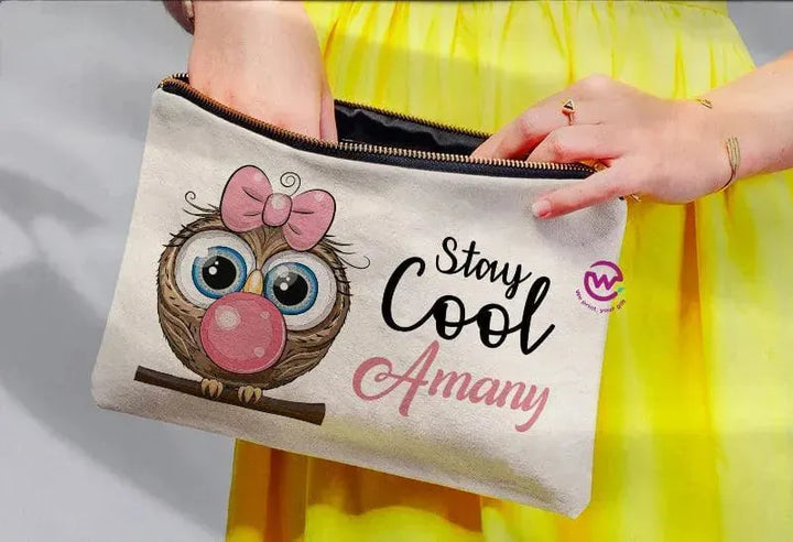 Makeup & Pencil Case-Owl-C - WE PRINT